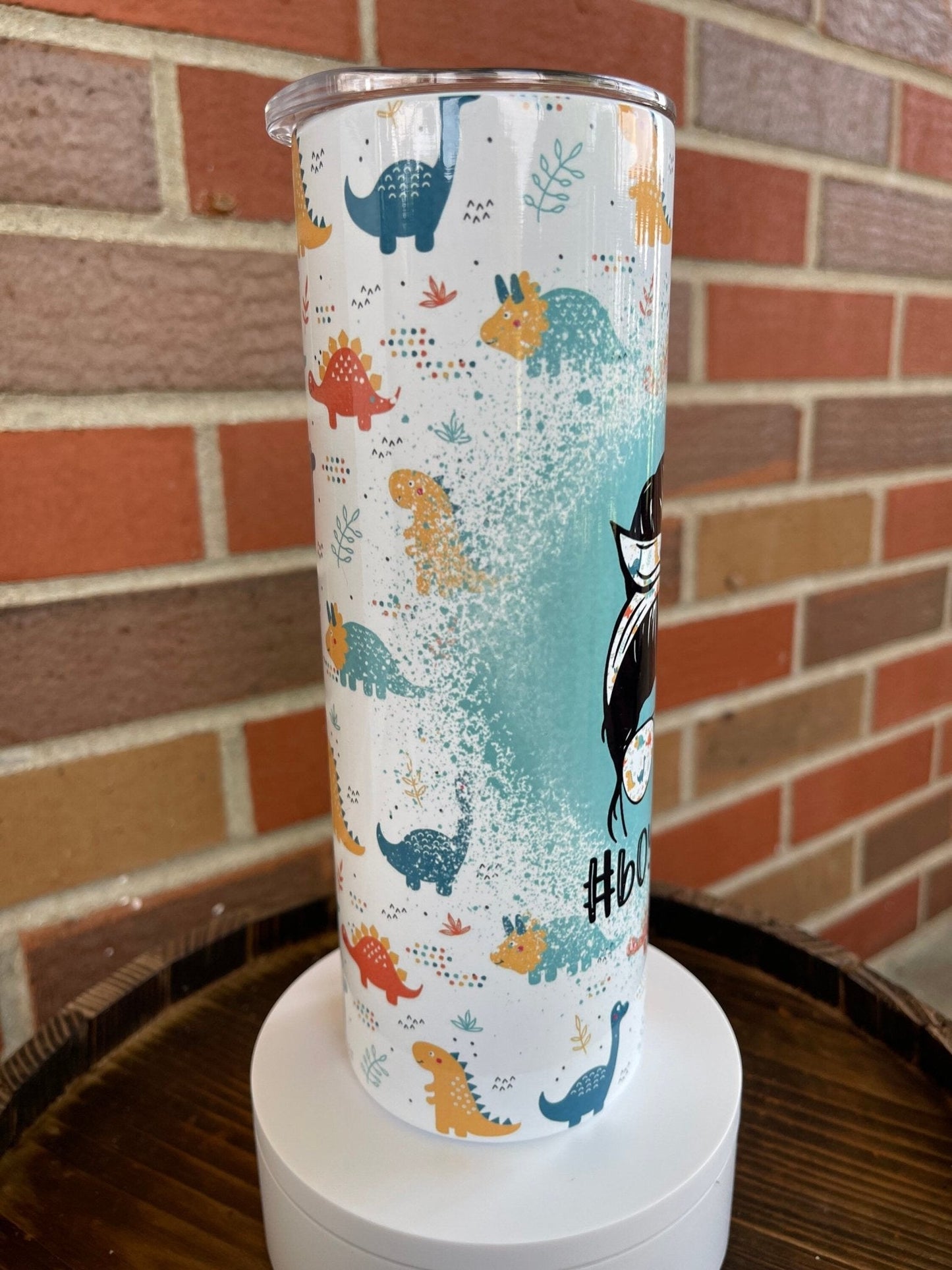 Boy Mom #boymom Mama Dinosaur Toddler 20 30 oz Skinny Tumbler, Boy Mama Tumbler, Boy Mom Cup, Boy Mom Gift, Mother's Day Gift, Gift For Her - Twine + Sage Co. LLC