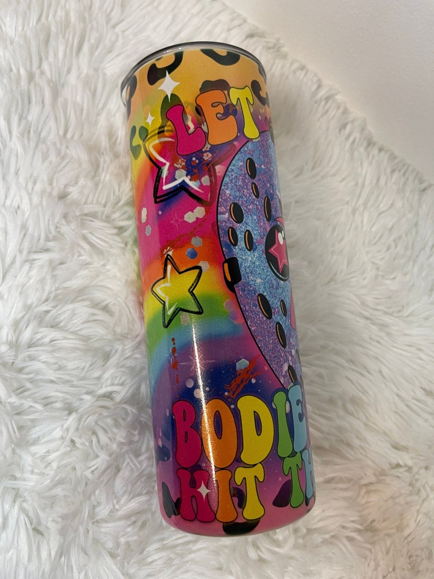 Horror 20 OZ Tumblers, Cute Tumblers, Leopard, Skinny Tumbler, Horror Movie Cups, Scary Tumblers, Gift For Her, Pretty Cups - Twine + Sage Co. LLC