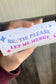 Bestie Please Let Me Merge Car Decal, Trendy Car Decal, Bumper Sticker - Twine + Sage Co. LLC