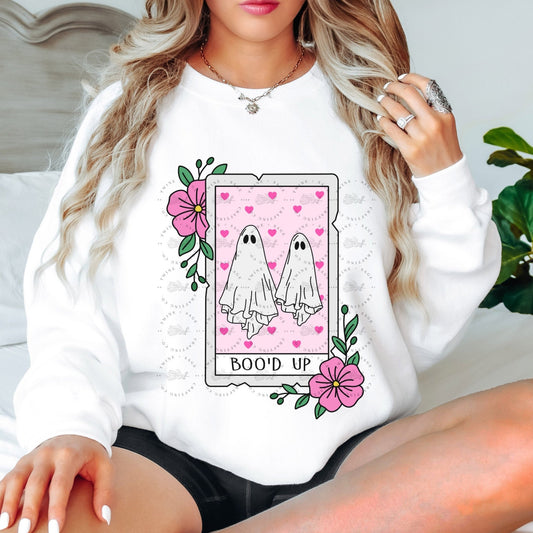 Boo’d Up Sweatshirt, Mama Sweatshirt, Spooky Sweatshirt, Trendy Sweatshirt, Valentines Sweatshirt, Valentine Sweatshirt - Twine + Sage Co. LLC