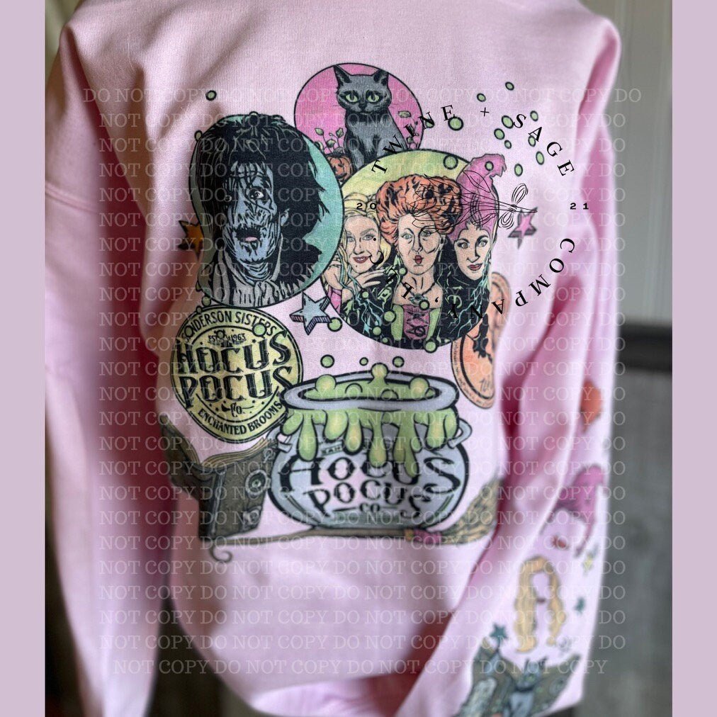 Bright Colored Halloween Sweatshirt, Halloween Sweatshirt, Ghost Sweatshirt, Western Halloween Sweatshirt - Twine + Sage Co. LLC