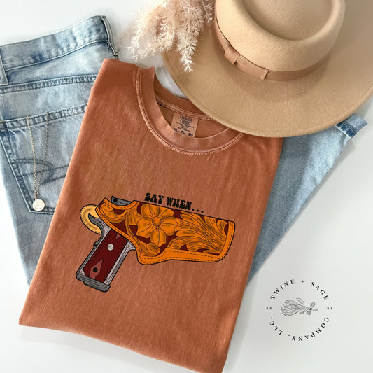 Country Shirt, Western Shirt, Cow Shirt, Graphic Tee Shirt, Comfort Colors Shirt - Twine + Sage Co. LLC