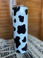 Cowhide Tumbler, Mama Tumbler, Western Tumbler, Cowprint Tumbler, Personalized Mama Gift, Gifts For Moms, Tumbler For Mom - Twine + Sage Co. LLC