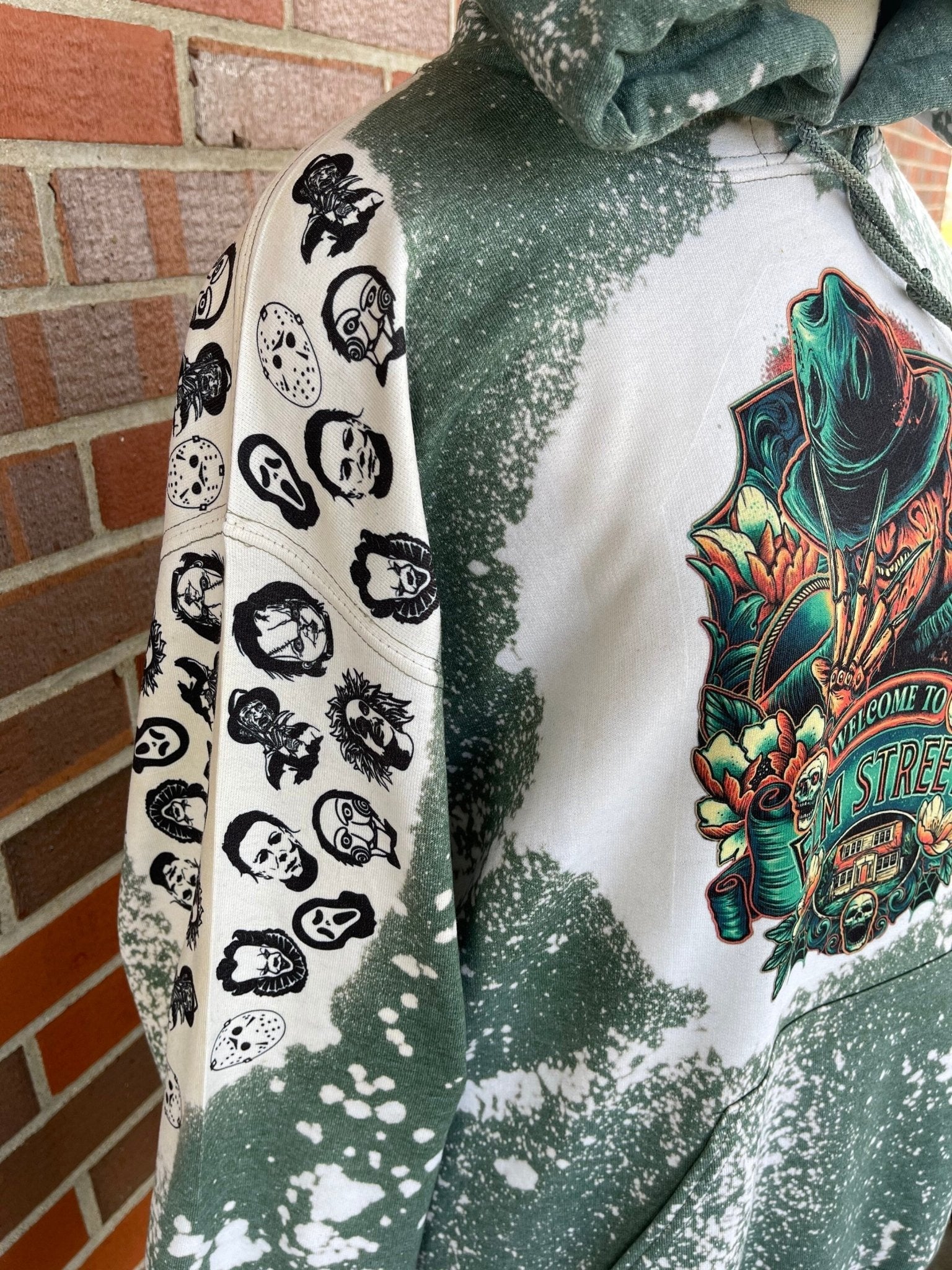 Freddy Krueger Hoodie, Halloween Sweatshirt, Nightmare On Elm Street Sweatshirt, Horror, Elm St, Horror Custom Sweatshirt, Kruger Hoodie - Twine + Sage Co. LLC