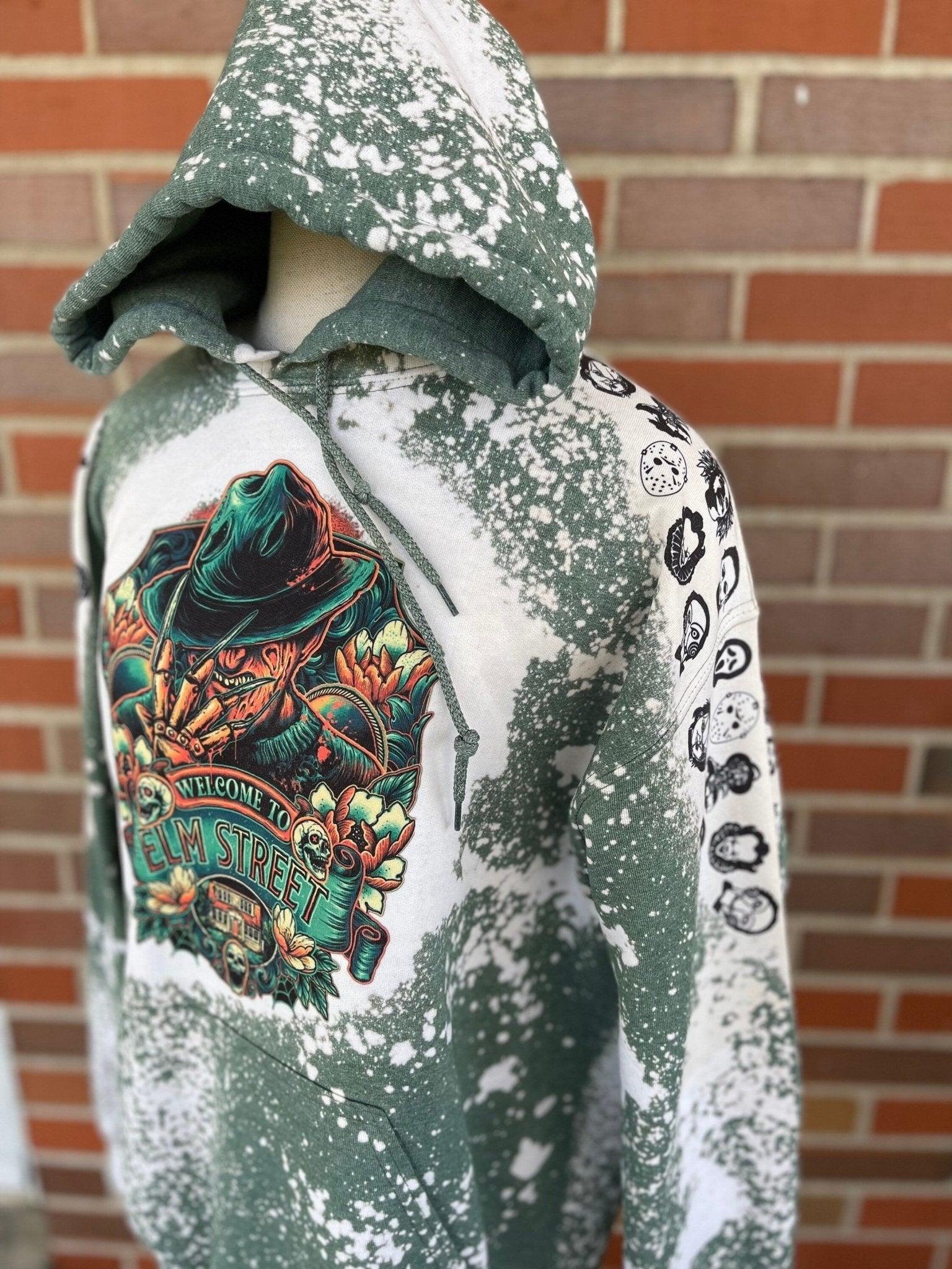 Freddy Krueger Hoodie, Halloween Sweatshirt, Nightmare On Elm Street Sweatshirt, Horror, Elm St, Horror Custom Sweatshirt, Kruger Hoodie - Twine + Sage Co. LLC
