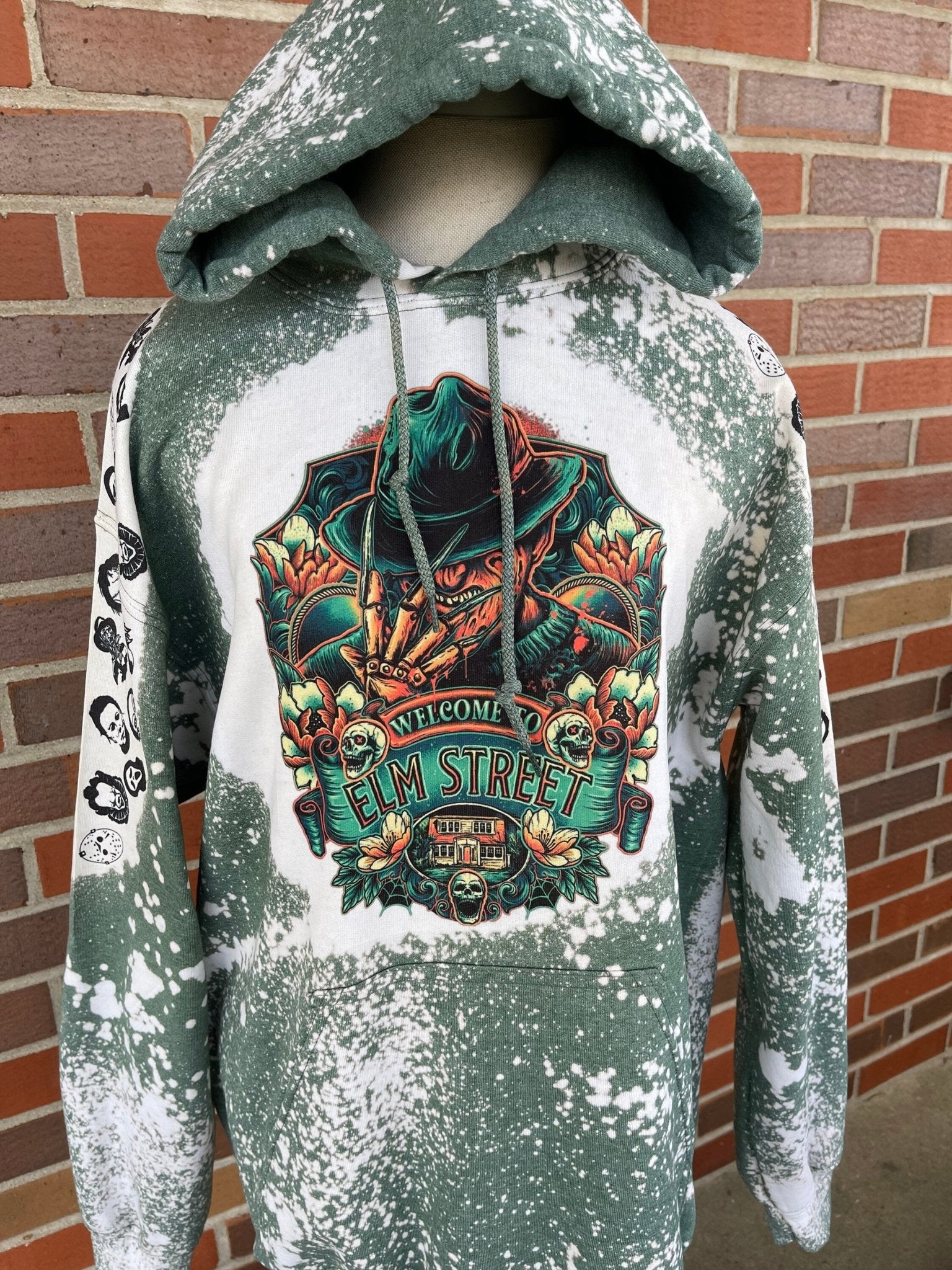 Freddy Krueger Hoodie, Halloween Sweatshirt, Nightmare On Elm Street Sweatshirt, Horror, Elm St, Horror Custom Sweatshirt, Kruger Hoodie - Twine + Sage Co. LLC