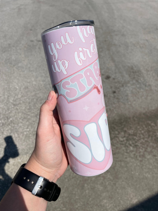 Ghostface 20 oz Skinny Tumbler, Scream Valentines Day Tumbler, Ghost Face Tumbler, Horror Movie Cup, Valentine, Gift For Her, Gift For Him - Twine + Sage Co. LLC