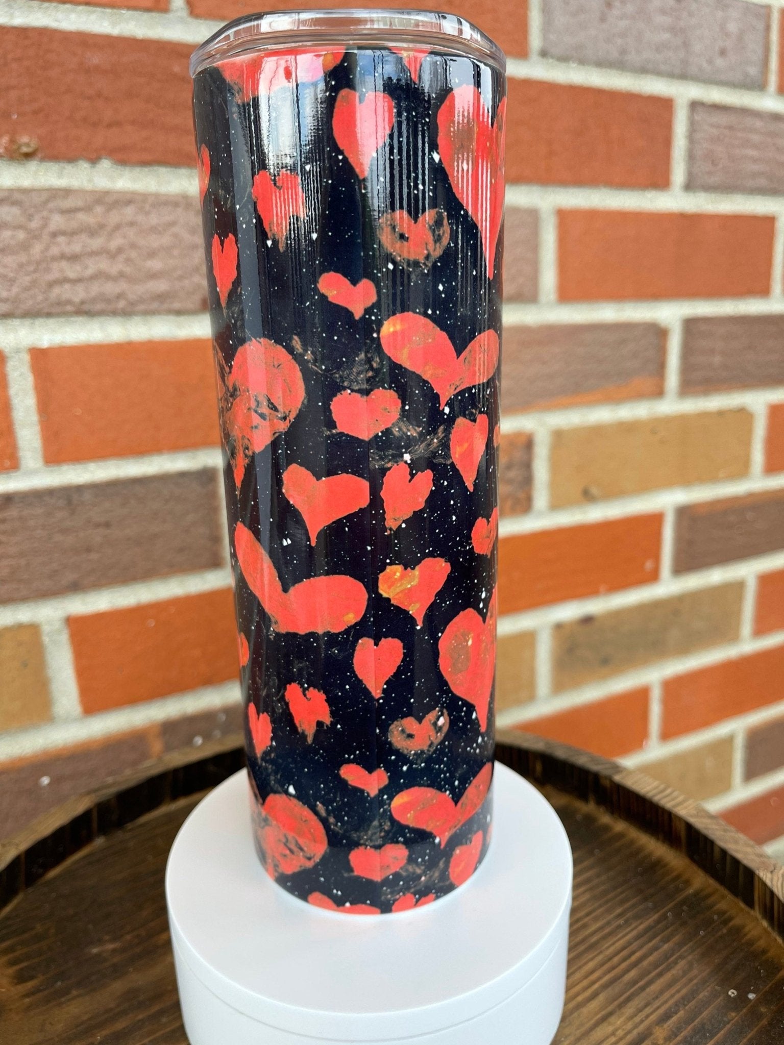 Ghostface 20 oz Skinny Tumbler, Scream Valentines Day Tumbler, Ghost Face Tumbler, Horror Movie Cup, Valentine, Gift For Her, Gift For Him - Twine + Sage Co. LLC