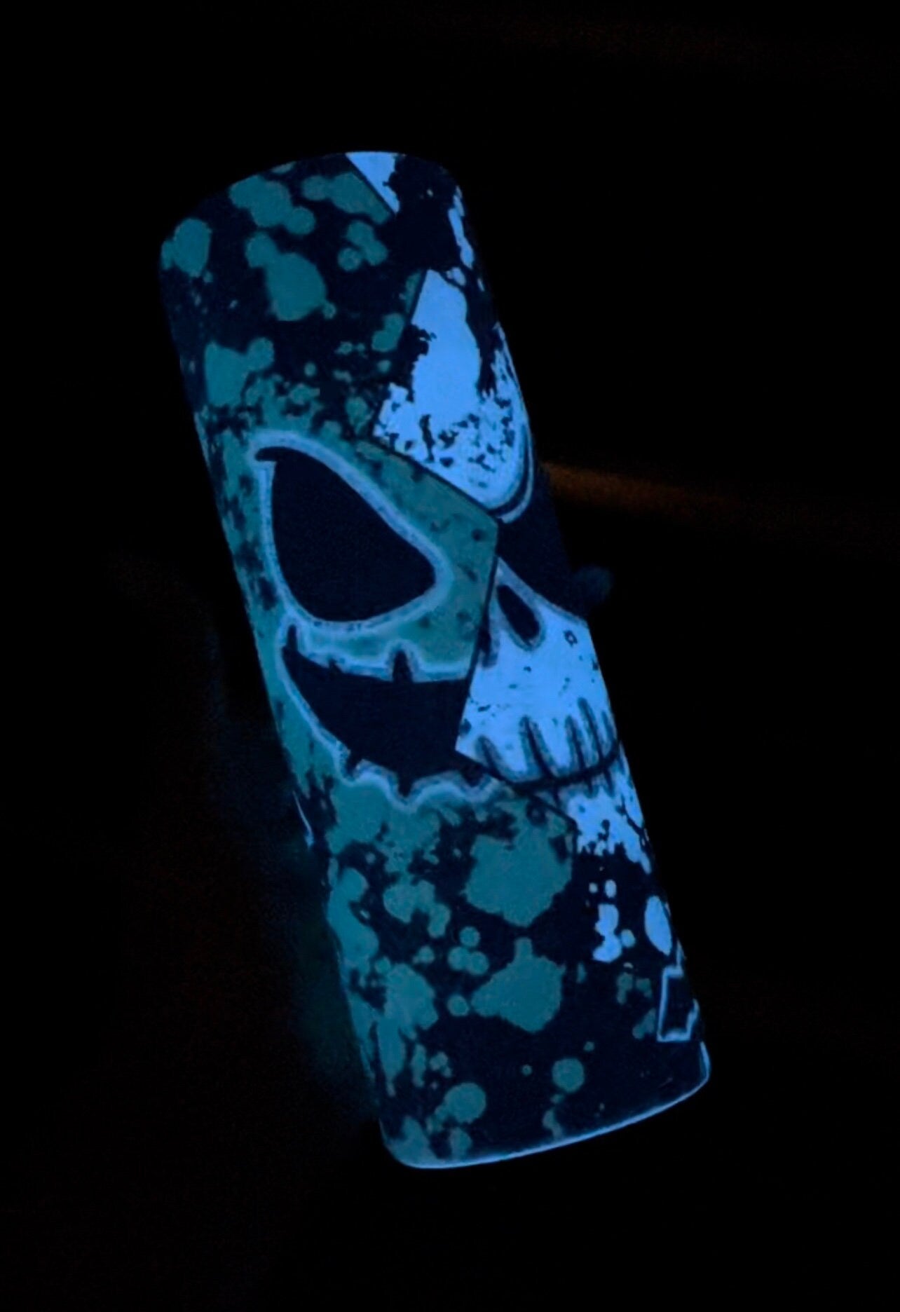Glow In The Dark Horror Tumbler, Halloween 20 oz Skinny Tumbler, Halloween Tumbler, Horror Movie Cup, Gift For Her, Horror Cup, GID Tumbler - Twine + Sage Co. LLC