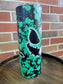 Glow In The Dark Horror Tumbler, Halloween 20 oz Skinny Tumbler, Halloween Tumbler, Horror Movie Cup, Gift For Her, Horror Cup, GID Tumbler - Twine + Sage Co. LLC