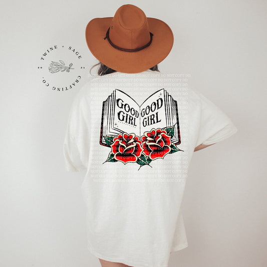 Good Girl Shirt, SMUT, Reading Shirt, Booktok Shirt, Grungy Shirt, Grunge Shirt, Alternative Shirt, Dark Humor Shirt, Funny Shirt - Twine + Sage Co. LLC