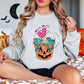 Halloween Crewneck Sweatshirt, Spooky Rodeo Sweatshirt, Fall Coffee Pumpkins, Bleach Crew Sweatshirt - Twine + Sage Co. LLC