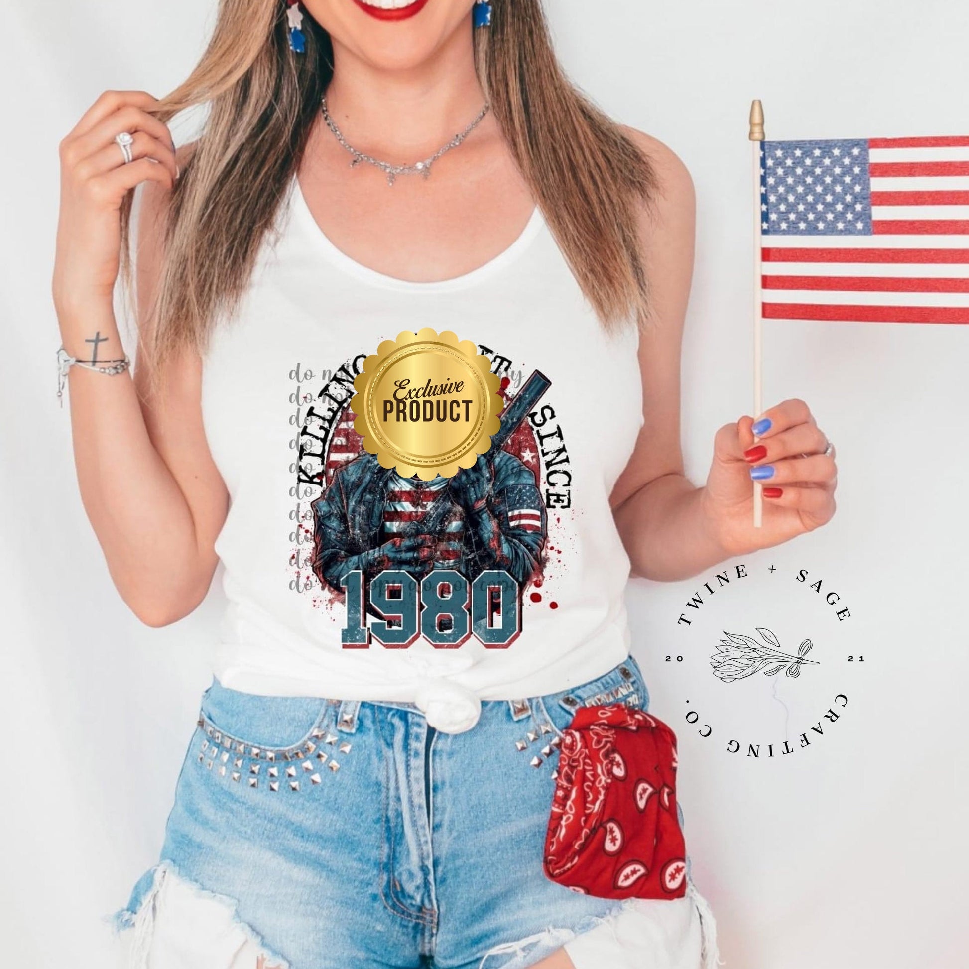 Horror 4th Of July Shirt, 4th of July Shirt, Horror Shirt, Independence Day Shirt, Fireworks Shirt, Dark Humor Shirt, Funny Shirt - Twine + Sage Co. LLC