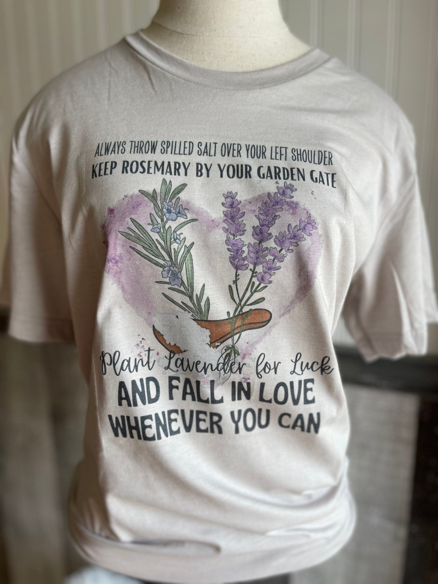 Lavender T-Shirt - Twine + Sage Co. LLC