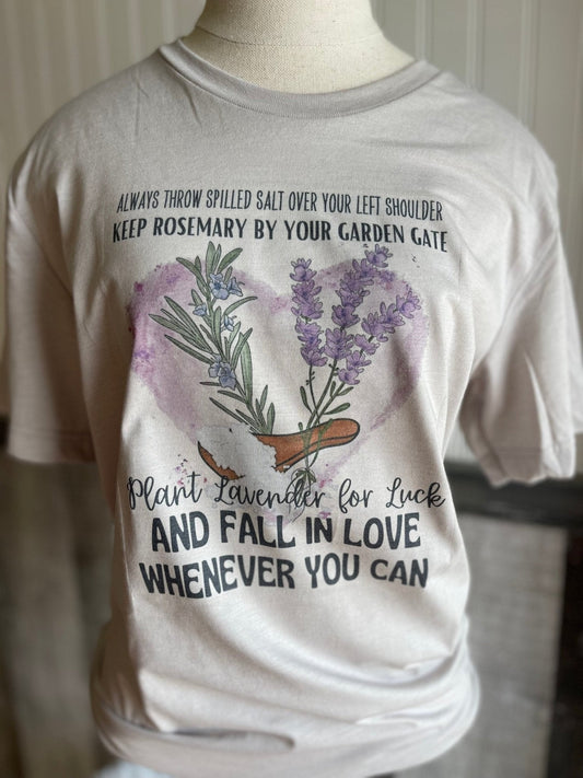 Lavender T-Shirt - Twine + Sage Co. LLC