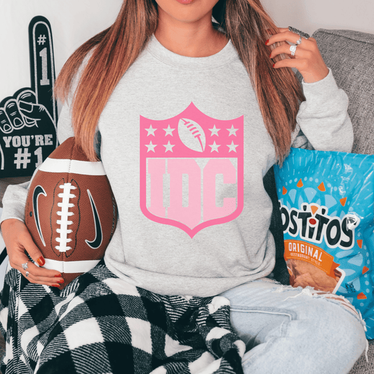 Pink IDC Super Bowl Sweatshirt - Twine + Sage Co. LLC