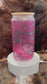 Pink Western Tumbler, 16 Oz Frosted Glass Tumbler, Tumbler, Cute Tumbler, Gift Tumbler, Frosted Glass Coffee Tumbler