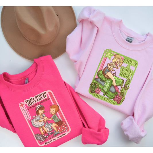 Snarky Sweatshirt, Funny Sweatshirt, Retro Sweatshirt - Twine + Sage Co. LLC