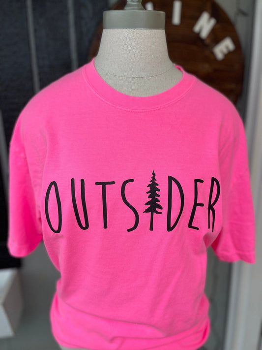 Summer Shirt, Outsider Shirt, Hiking Shirt, Mothers Day Shirt, Graphic Tee Shirt, Comfort Colors Shirt - Twine + Sage Co. LLC