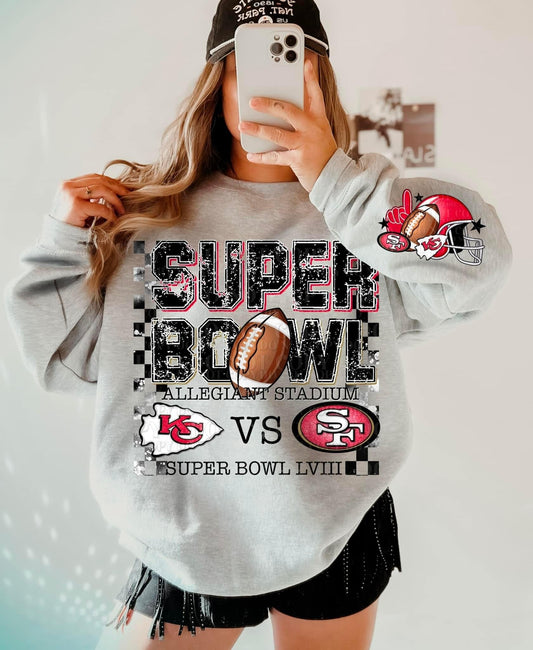 Super Bowl Sweatshirt - Twine + Sage Co. LLC