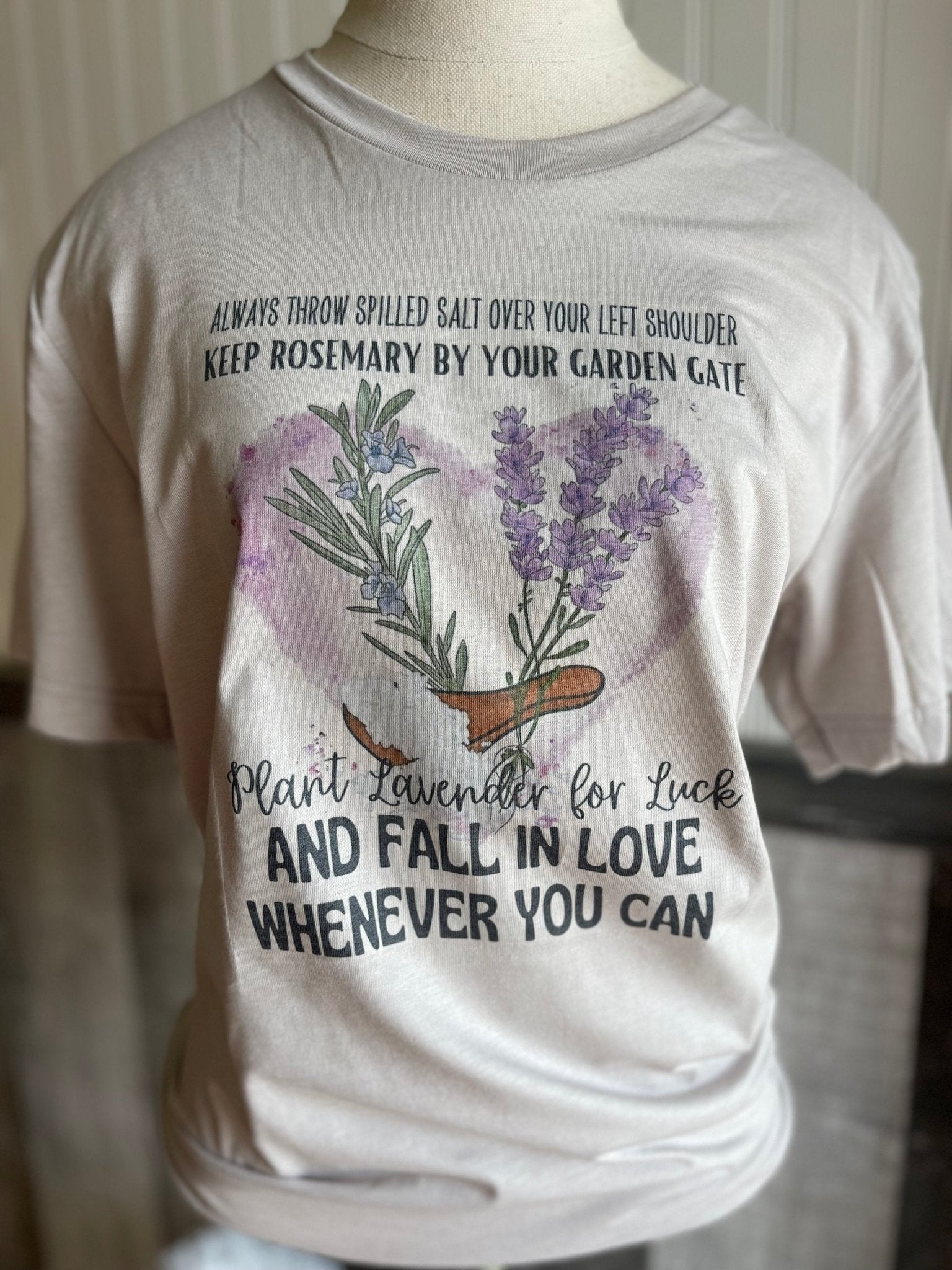 Lavender T-Shirt - Twine + Sage Co. LLC