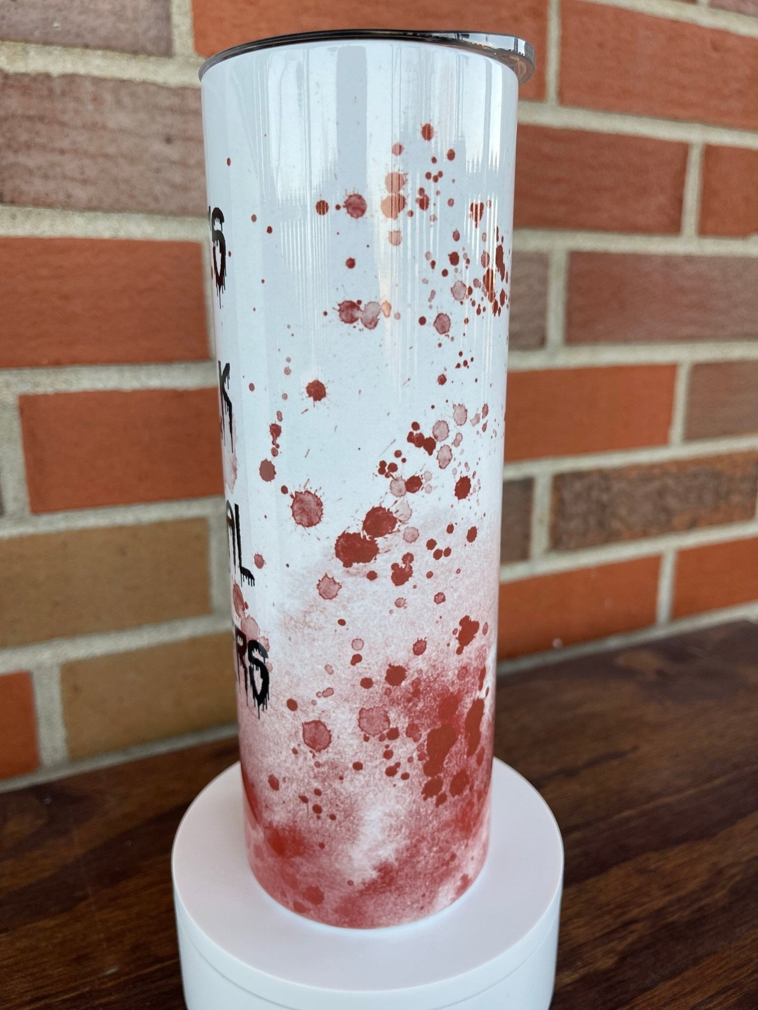 Let’s Talk Serial Killers 20 oz Skinny Tumbler, True Crime Tumbler, True Crime Junkie, True Crime Obsessed - Twine + Sage Co. LLC