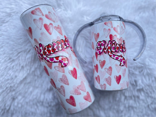 Mama + Mini Tumbler Sippy Cup Set, Mama + Mini Set, 12 oz 20 oz Skinny Tumbler, Mama And Mini Cups, Mommy And Me, Mothers Day Gift - Twine + Sage Co. LLC