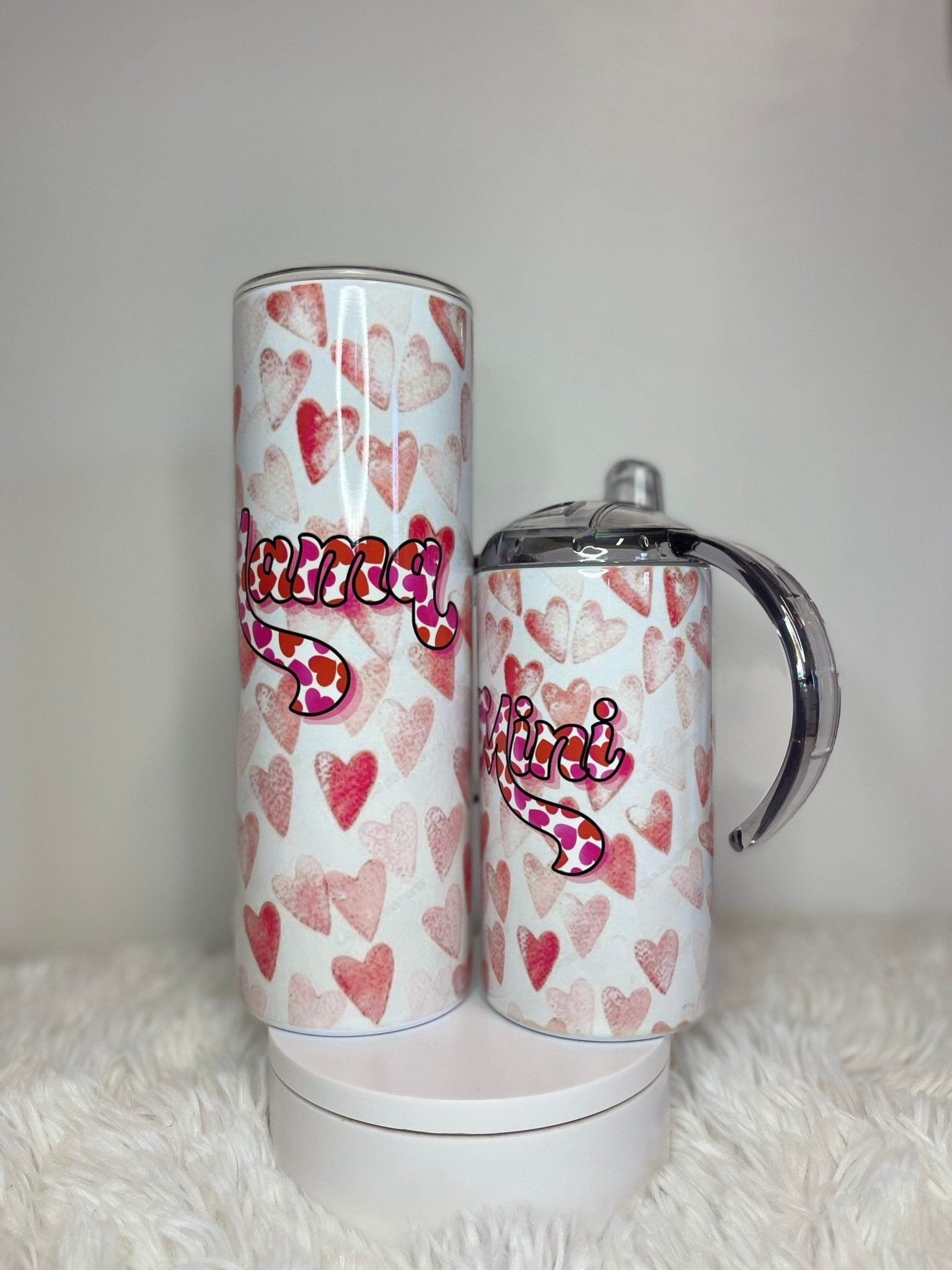 Mama + Mini Tumbler Sippy Cup Set, Mama + Mini Set, 12 oz 20 oz Skinny Tumbler, Mama And Mini Cups, Mommy And Me, Mothers Day Gift - Twine + Sage Co. LLC