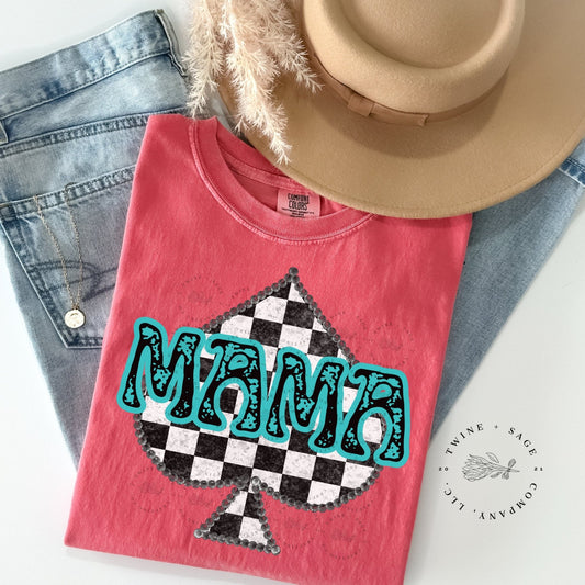 Mama Shirt, Country Shirt, Western Shirt, Spade Shirt, Graphic Tee Shirt, Comfort Colors Shirt - Twine + Sage Co. LLC