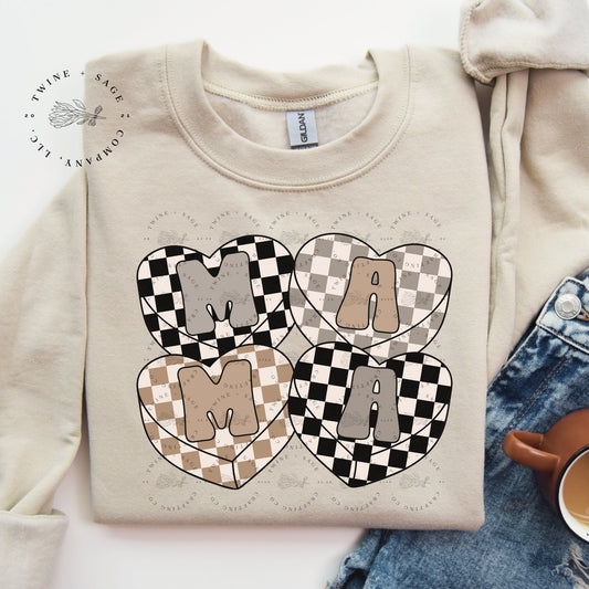 Mama Sweatshirt, Gift For Mom, Mothers Day Gift Sweatshirt, Grunge Sweatshirt, Alternative Sweatshirt - Twine + Sage Co. LLC