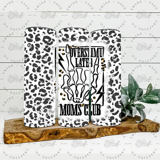 Overstimulated Moms Club Tumbler, boy mom, girl mom Mama Toddler 20 oz Skinny Tumbler, Mama Tumbler, Mom Cup, Mother's Day Gift,Gift For Her - Twine + Sage Co. LLC