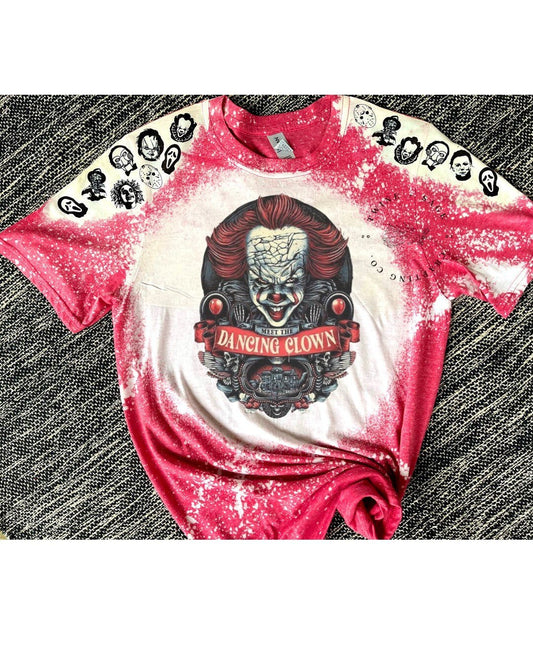 Pennywise Shirt, It Clown, We All Float, Georgie, Horror Movie, Slasher Tee, Halloween Tee, Horror, Slasher, Horror Custom T-Shirt - Twine + Sage Co. LLC