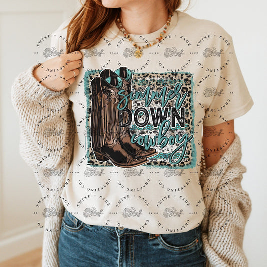 Simmer Down Cowboy Shirt, Western Shirt, Give Me Space Cowboy Shirt, Graphic Tee Shirt, Space Cowboy Shirt, Graphic Tee, Unisex Shirt - Twine + Sage Co. LLC