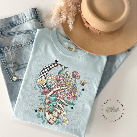 Western Shirt, Grunge Shirt, Cottagecore Shirt, Western Shirt, Turquoise Jewlery Shirt, Skeleton Shirt, Graphic Tee Shirt, Comfort Colors - Twine + Sage Co. LLC