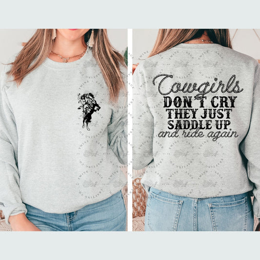 Western Sweatshirt, Cowgirl Sweatshirt, Valentines Sweatshirt, Valentine Sweatshirt - Twine + Sage Co. LLC