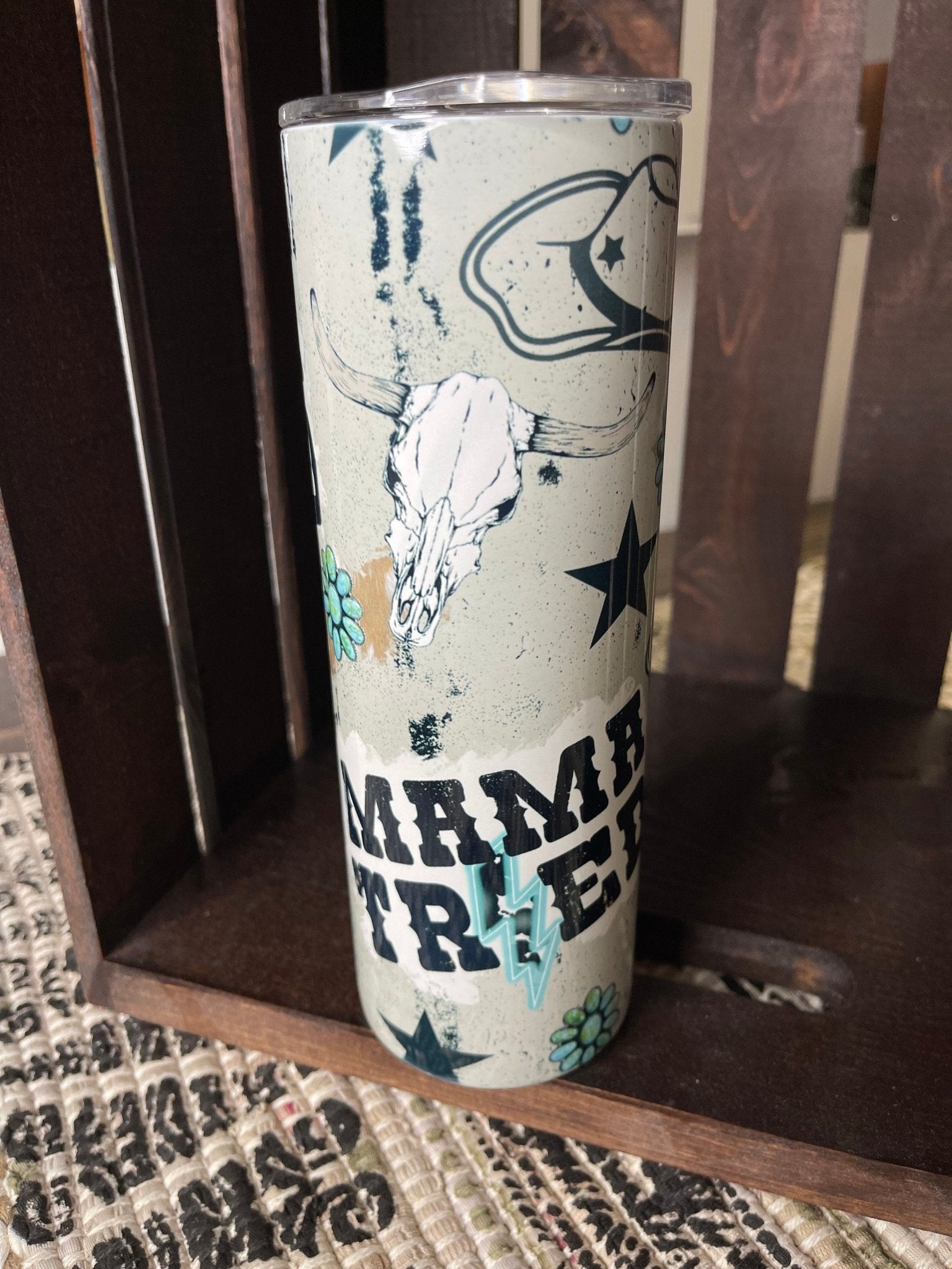 Western Tumbler, Country Tumbler, Mama Tried Tumbler, Punchy Tumbler, Personalized Mama Gift, Gifts For Moms, Tumbler For Mom - Twine + Sage Co. LLC