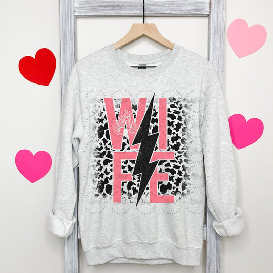 Wife Sweatshirt, Mom Sweatshirt, Mama Sweatshirt, Western Sweatshirt, Cowgirl Sweatshirt, Valentines Sweatshirt, Valentine Sweatshirt - Twine + Sage Co. LLC